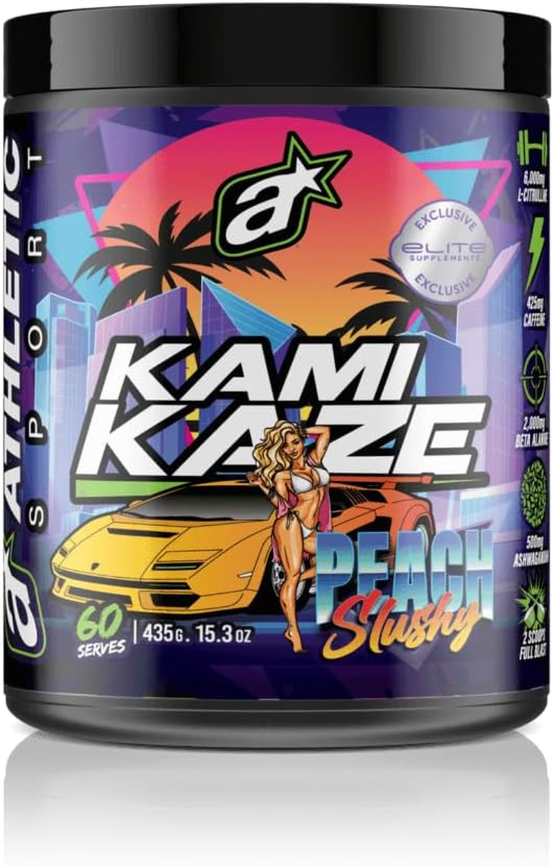 Kamikaze Pre Workout | High Energy Pumps | 30 Serves (Rainbow Gummy) image number 2