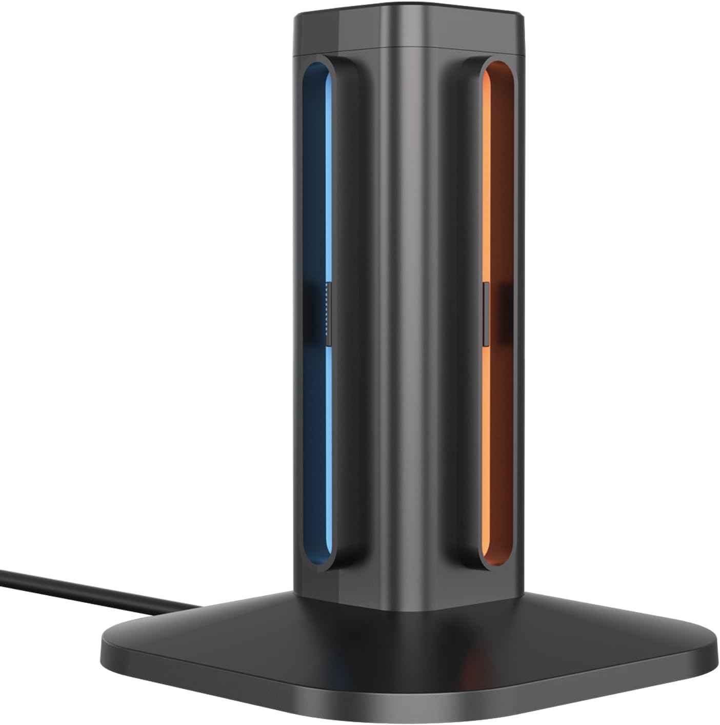 Switch 2 Joy Con Charging Station, LED Indicator, 4 Joycon Controller Charger Dock, USB Powered for Switch 2 Joy Con Controller (Black) image number 2