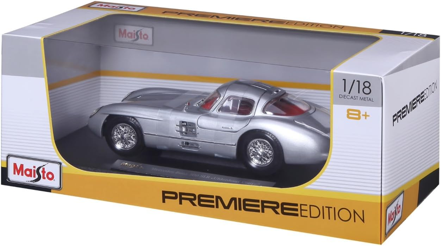 Maisto 1:18 Scale Mercedes-Benz 300SLR Coupe Uhlenhaut Diecast Vehicle image number 3