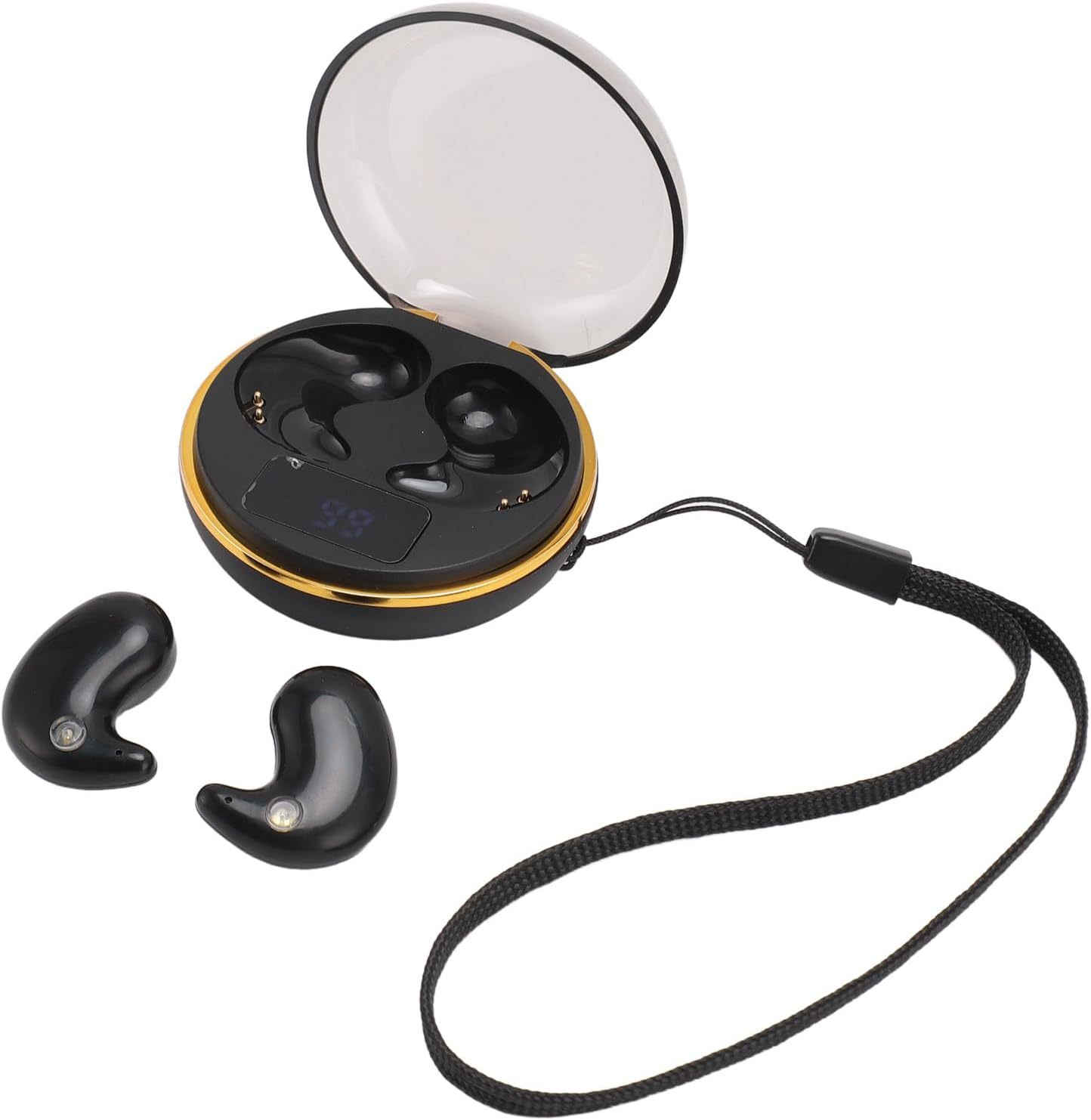 Annadue Invisible Earbuds, Bluetooth Earbuds, Sleep Earbuds, Noise Isolating Sleep Headphones, Wireless Sleep Headphones, Bluetooth 5.3 with Charging Case, for Side Sleep image number 6