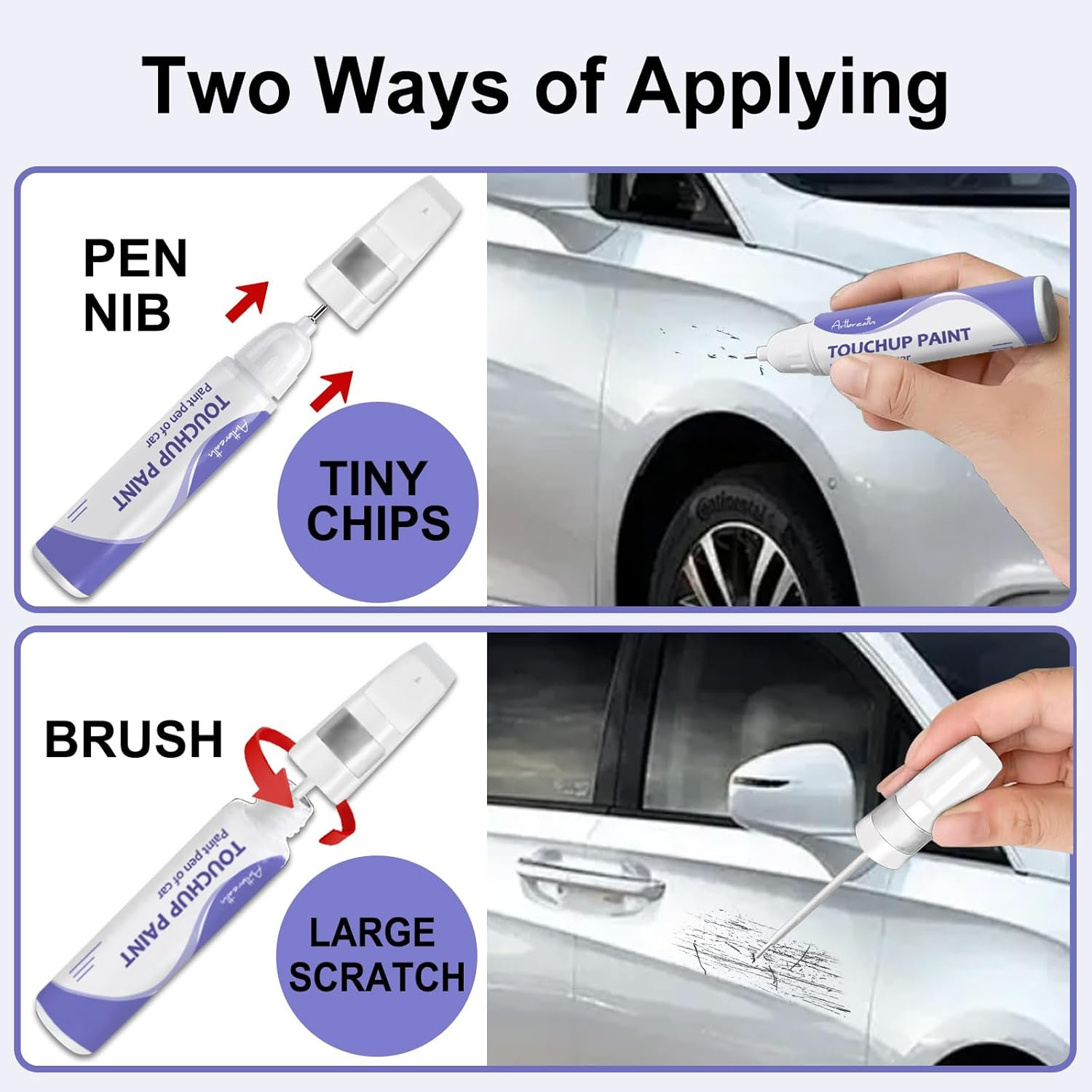Touch up Paint for Bmw-Exact Match&ndash;Chips and Nicks Touchup Paint Pen Scratch Repair Car Accessories Car Paint Pen for Erase Car Scratches