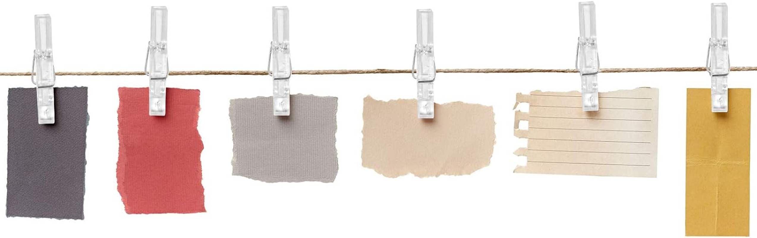 100Pcs Mini Clear Pegs for Hanging Photos, Tiny Photo Clips, Arts & Crafts, Weddings, Parties image number 2