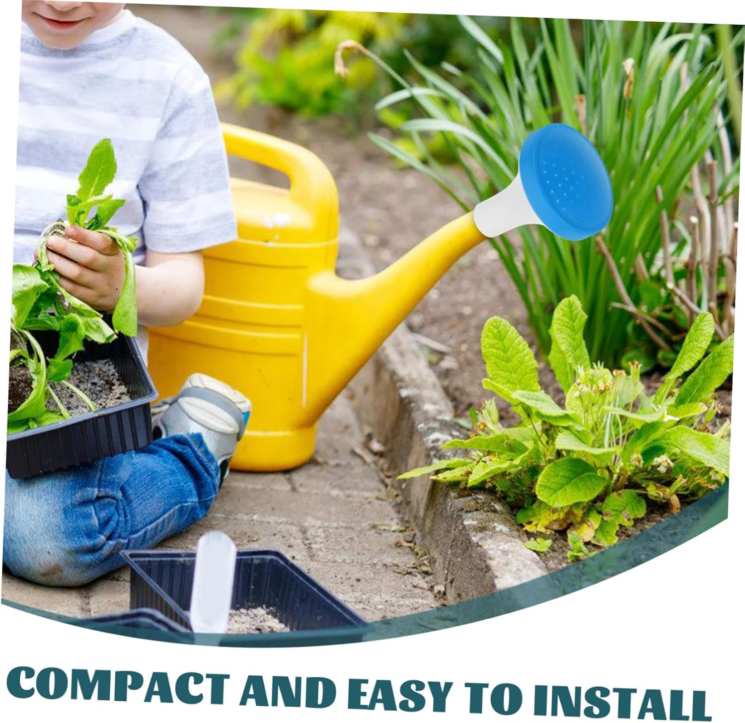 Milisten 20Pcs Plastic Garden Watering Can Sprinkler Nozzle Replacement Heads for Irrigation Home Balcony Plant Gardening Watering Can Spout Replacement image number 5