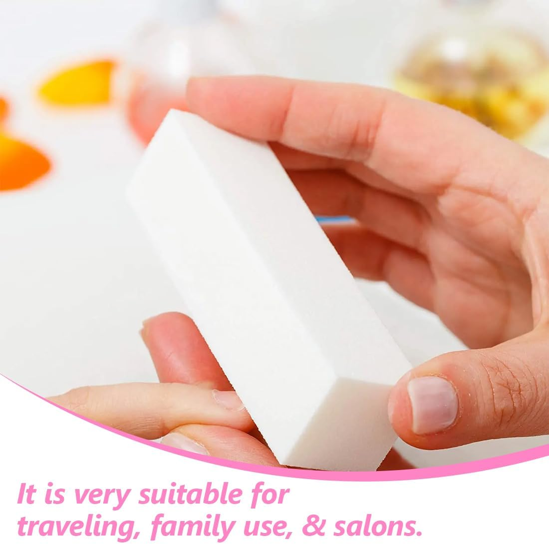 UEAVOID Pack of 7 Buffer Sanding Blocks Polishing Blocks with 4 Filing and Polishing Surfaces for Manicure, Pedicure and Nail Modeling, Nail Salons, Nail Art at Home (Multi-Colour) image number 5