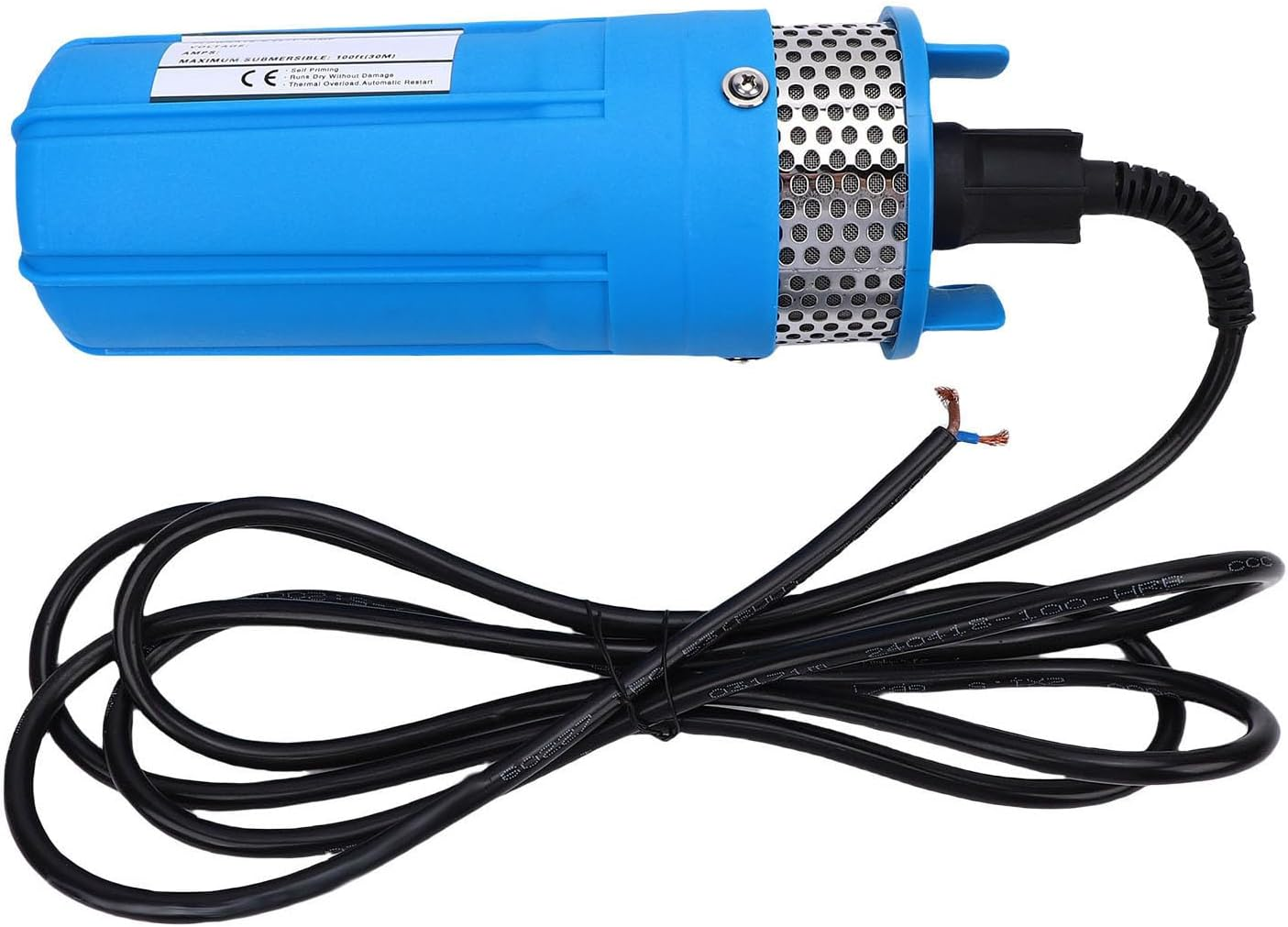 Cryfokt 96W Submersible Deep Well Pump, High Speed ​​Carbon Brush Motor for Fast Water Transport (DC24V) image number 4