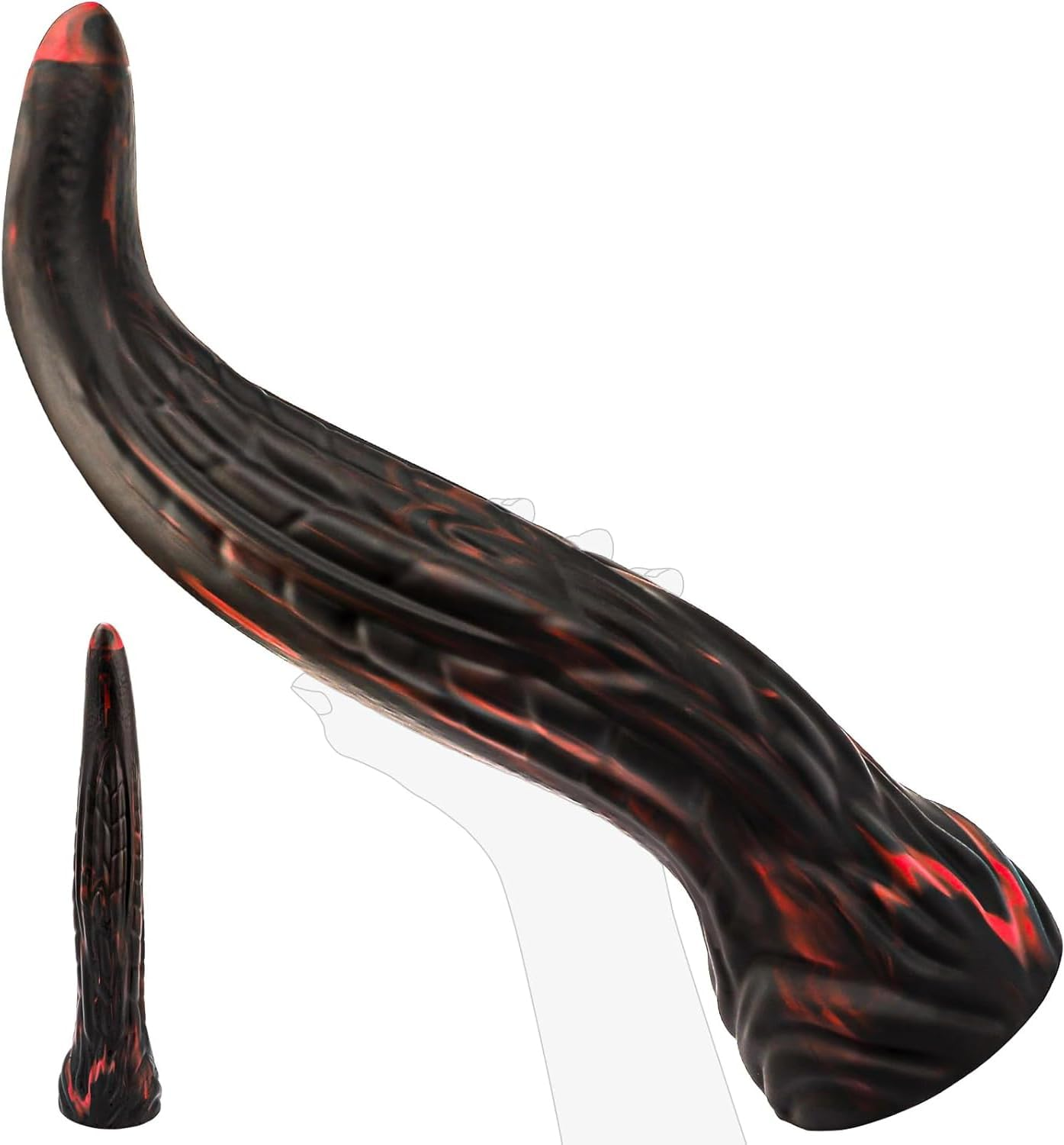 14.5 Inch Long Anal Plug Dildo Sex Toys, Huge Fantasy Dildo Butt Plug with Strong Suction Cup, Realistic Silicone Thick G Spot Dildos Monster Anal Toys for Men Women image number 2