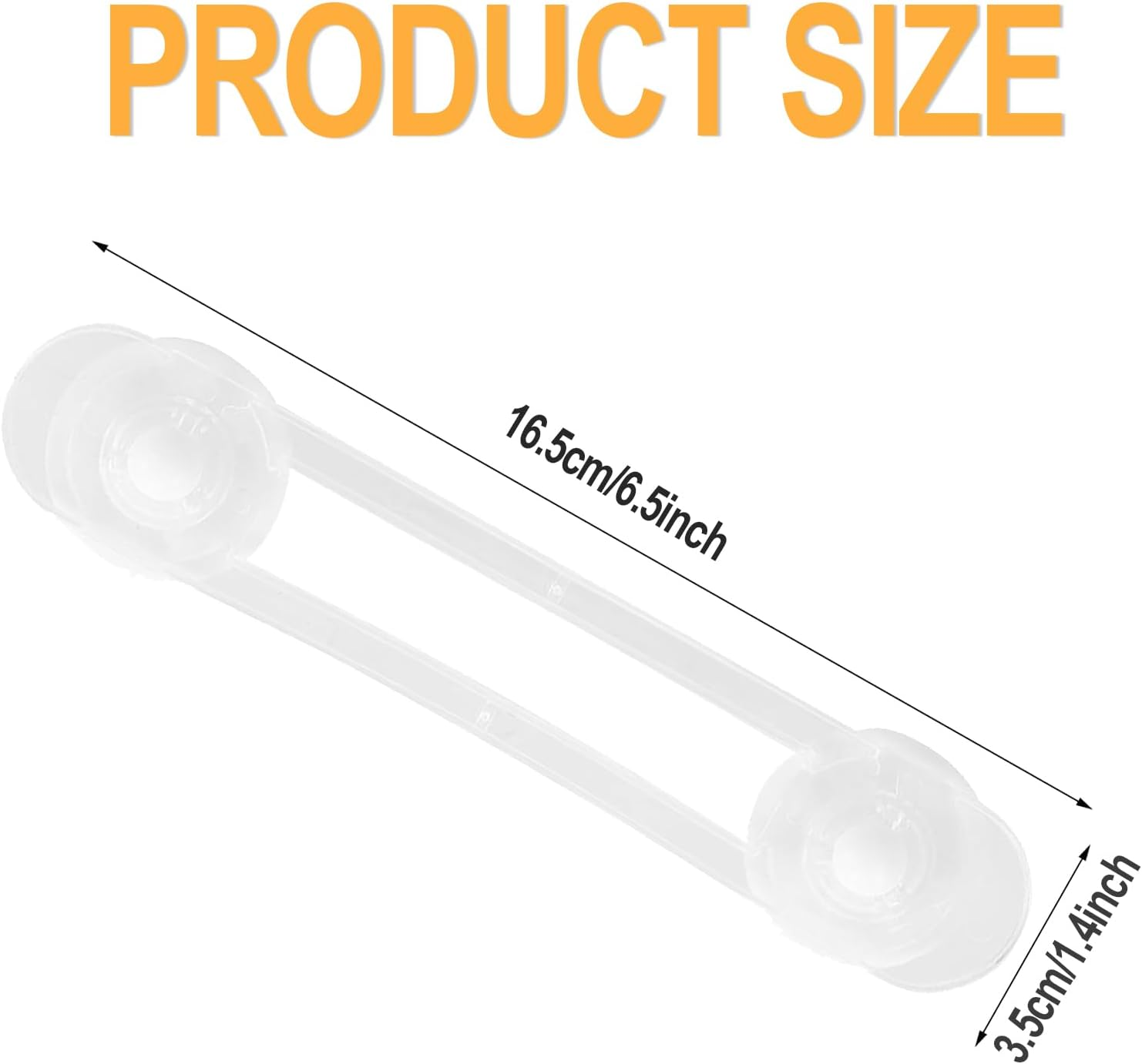 IONPSHG Child Locks for Cabinets and Drawers, 10Pcs Child Safety Locks, Baby Proof Cupboard Locks, Baby Proofing Latches to Drawer Door Fridge, No Drilling Adjustable Strap with 3M Adhesive Pads image number 4