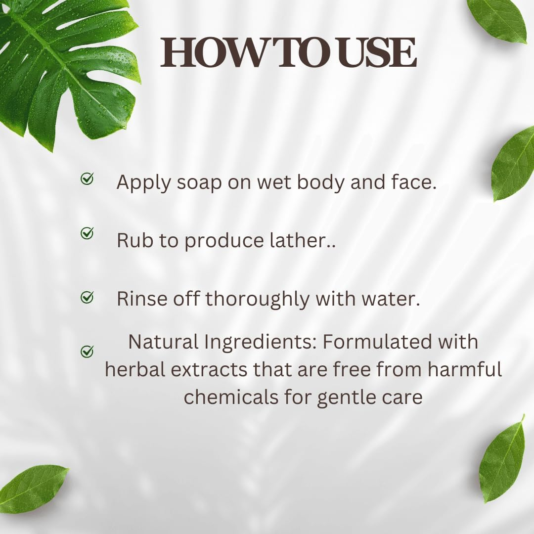 Khadi Pure Almond Soap, 125 G (Pack of 4) image number 1