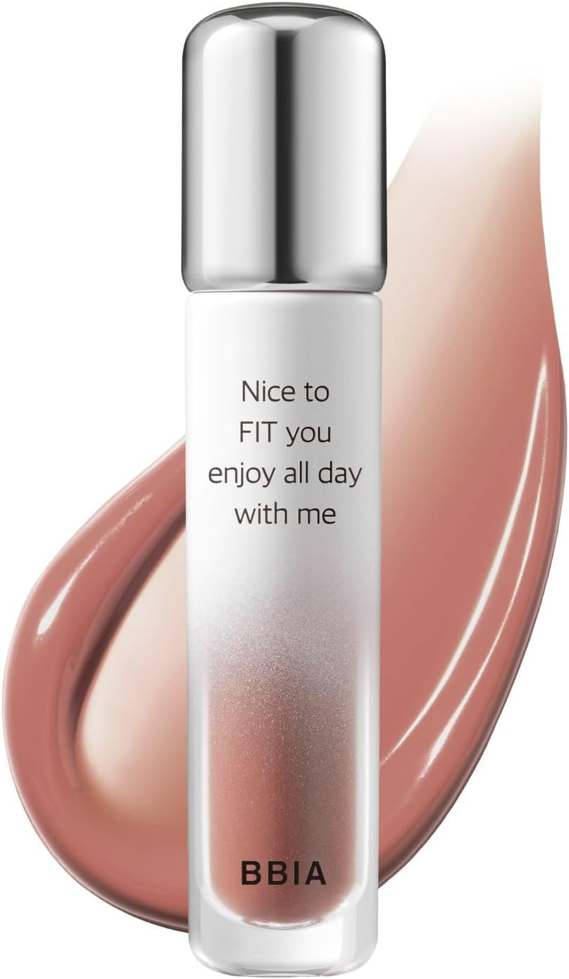 BBIA Water Fit Tint - Extreme Persistence Long-Lasting Watery Glow Fixing Tint Lightweight High Pigment Clear Colors Non-Smudging Glowy Finish Korean Daily Lip Makeup (03 PIECE of YAKGWA, Pack of 1)