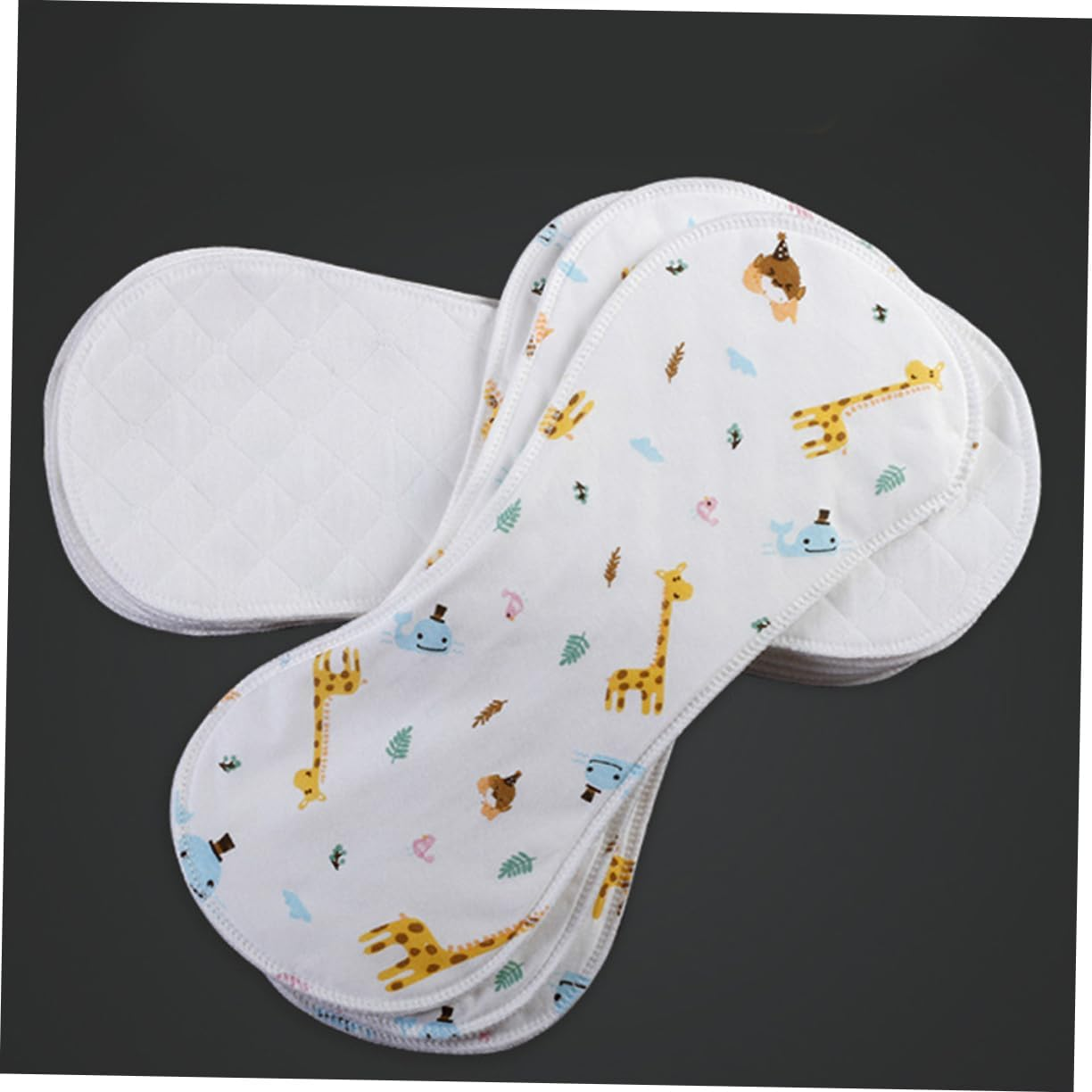 5Pcs Breathable Washable Diaper Cotton Boy Girl Nappies Leakproof Gentle Wash Newborn Nappies Material image number 5