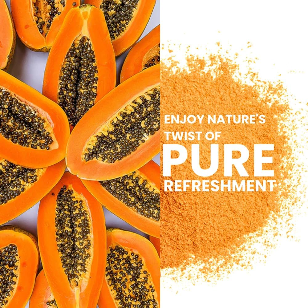 Papaya Fruit Powder 114 G | 100% Natural Papaya Powder for Juices, Smoothies, Milk Shakes, Fruit Salads | Free from Preservatives, Artificial Colors, | Vegan, Gluten-Free image number 5