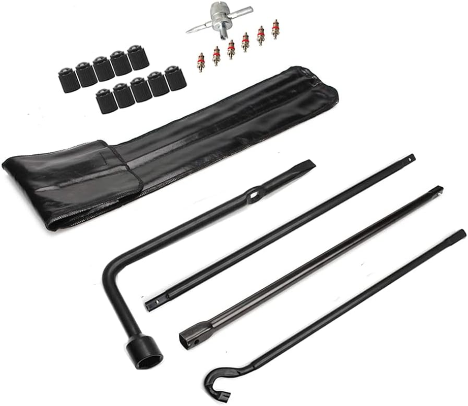 Dr.Roc Compatible with Spare Tire Tool Kit with Tire Jack Handle and Wheel Lug Wrench 2005-2021 Toyota Tacoma image number 1
