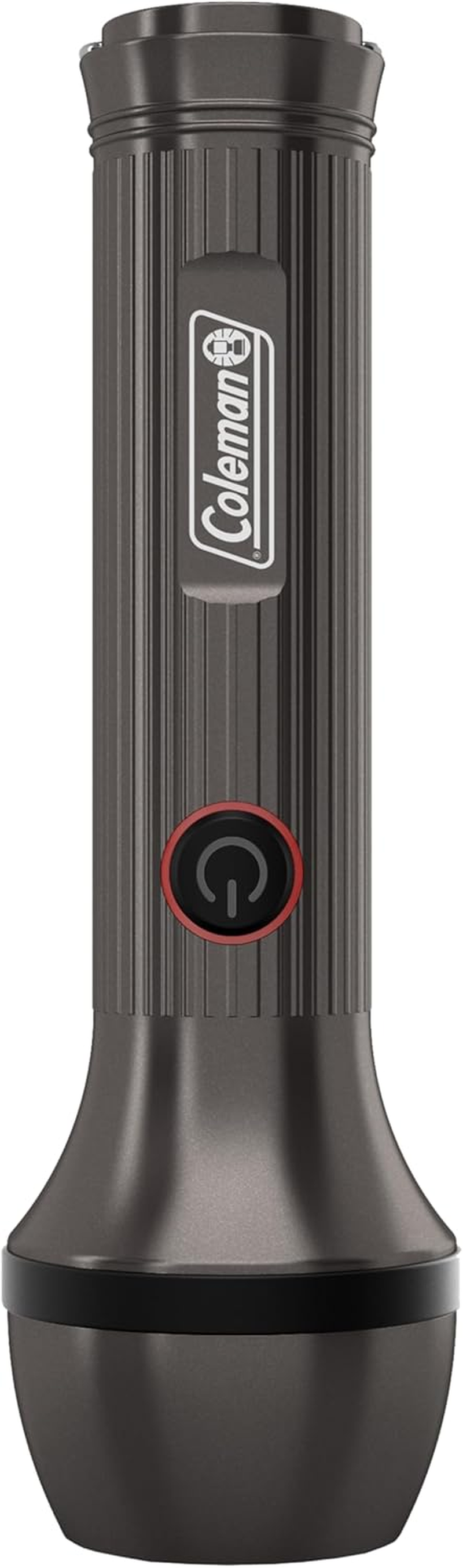 Coleman Classic Rechargeable LED Torch Flashlight | Durable & Lightweight Aluminium Body, Water-Resistant, Black image number 4