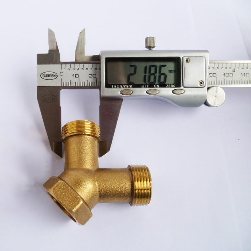 Rustproof Brass Y Piece Plug Thread Tap Adapter High Pressure Washing Machine Accessories Suitable for Garden Systems
