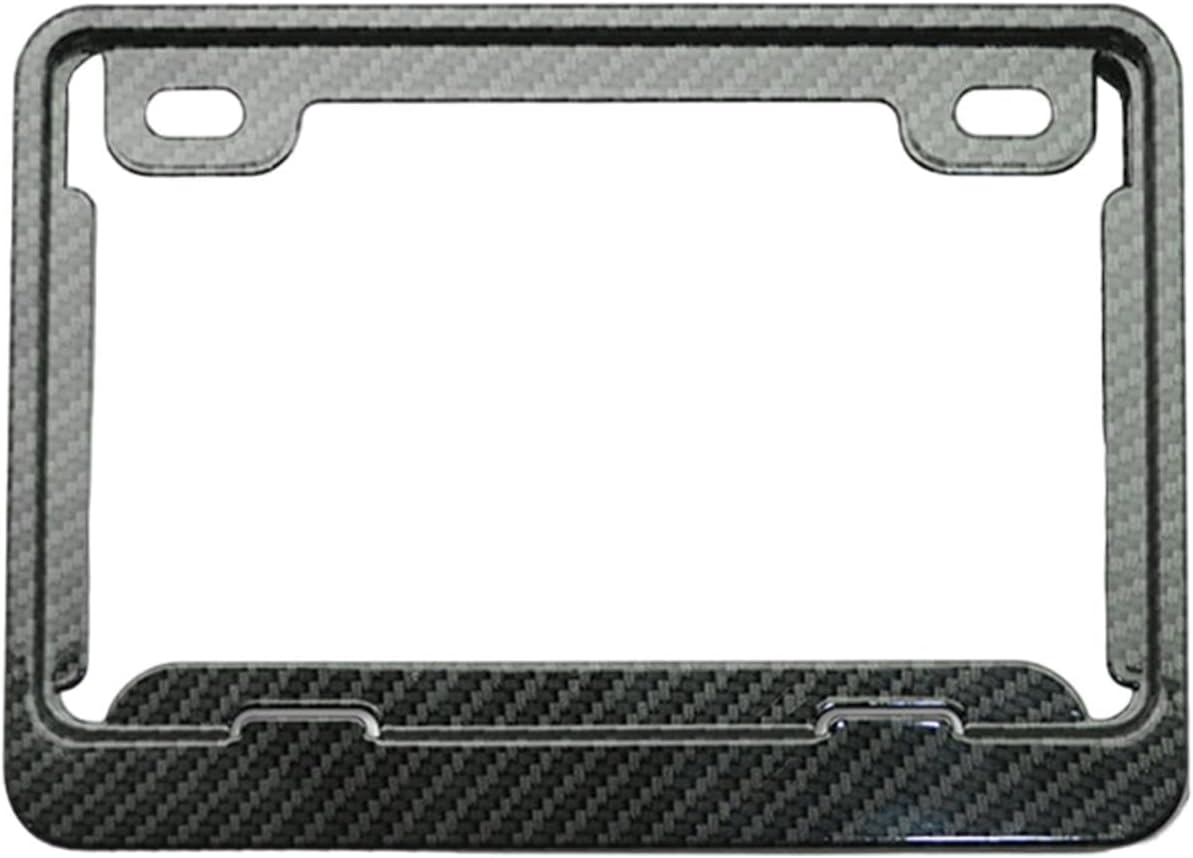 Generic Motorbike Number Plate Bracket Replace Sturdy Number Plate Mount Carbon Pattern image number 5