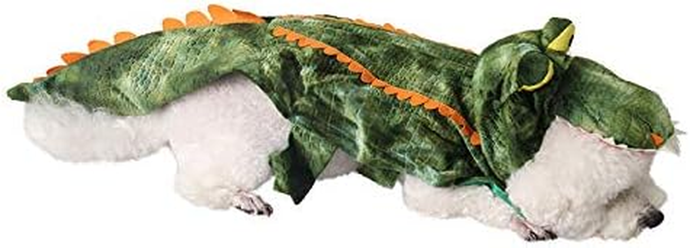 Alligator Dog Costume Halloween Dog Crocodile Costume Hoodie Coats Pets Jumpsuits (Green, S) image number 2