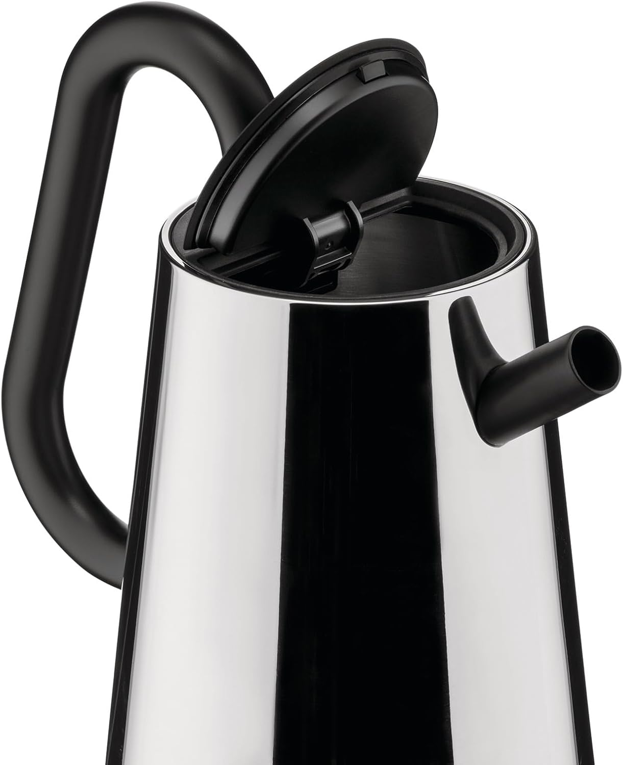 Alessi Toru NE01 B Designer Kettle, Made of 18/10 Stainless Steel and Thermoplastic Resin, European Socket, 2400 W, 170 Cl, Black image number 4