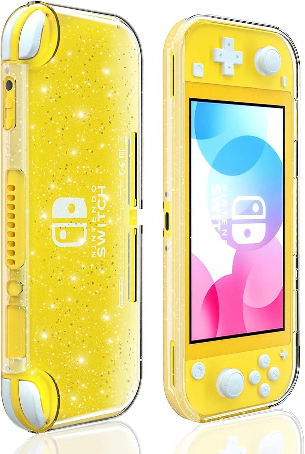 Protective Case for Nintendo Switch Lite, Glitter Bling Soft TPU Cover with Shock-Absorption and Anti-Scratch Design Protective Case - Crystal Glitter image number 5