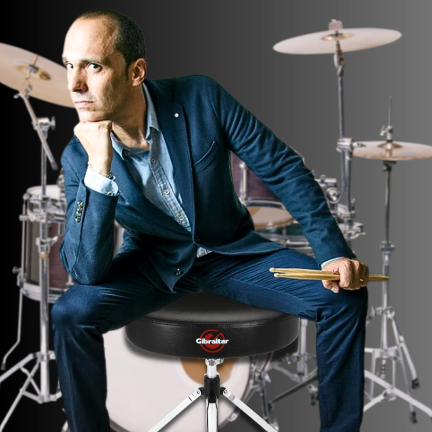 Gibraltar Gibraltar Heavy 6608 Drum Throne - Professional image number 2