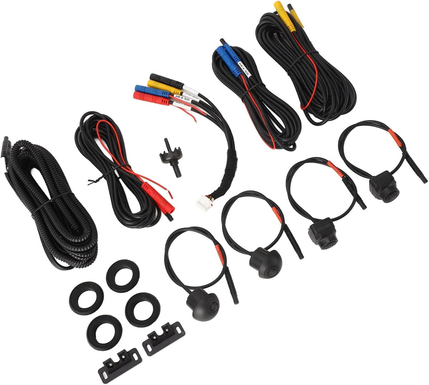 Generic 360 Car Camera 7 with Night Vision for Android Auto Radio, Panoramic Surround View (1080P) image number 5