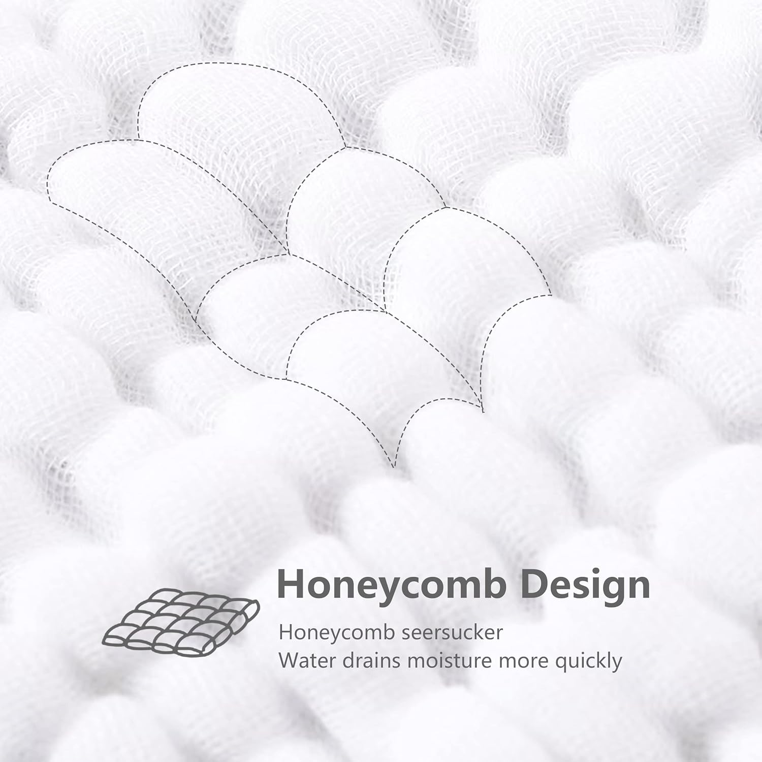 SWEET DOLPHIN 12 Pack Muslin Burp Cloths Large 100% Cotton for Baby - Essentials Extra Absorbent and Soft Boys & Girls Milk Spit up Rags Newborn Registry White, 20/'' X10/'' (Sd-Burp-12P-White) image number 6