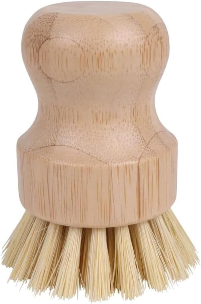 White Magic Eco Basics Plastic Free Pot Brush,Brown image number 5