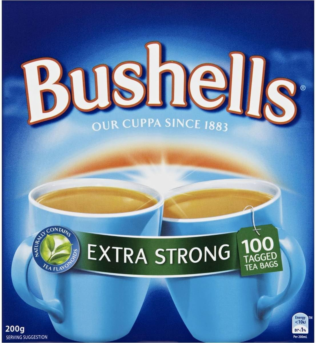 Bushells Extra Strong Tea 200 G (100 Teabags) image number 5