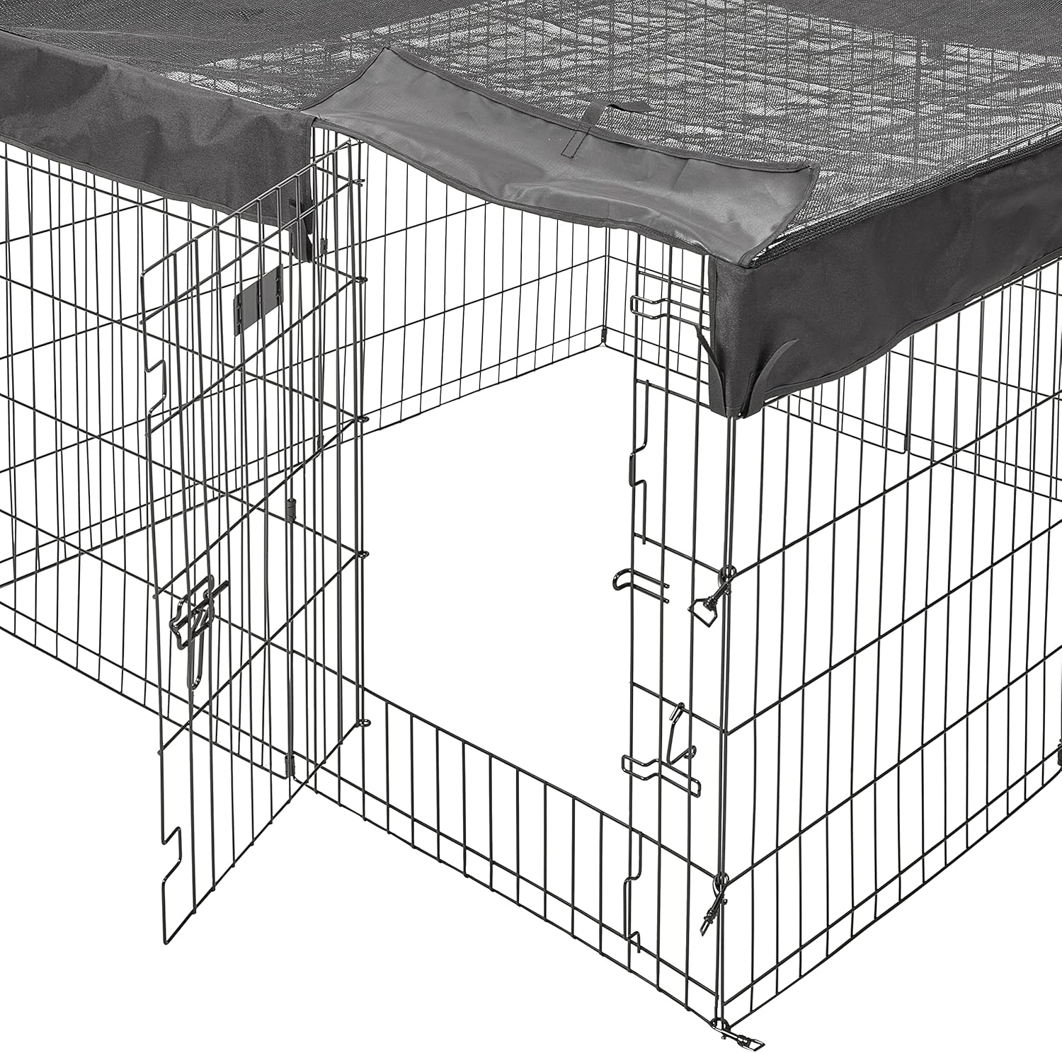 Midwest Homes for Pets Square Exercise Pen Fabric Mesh Top image number 3