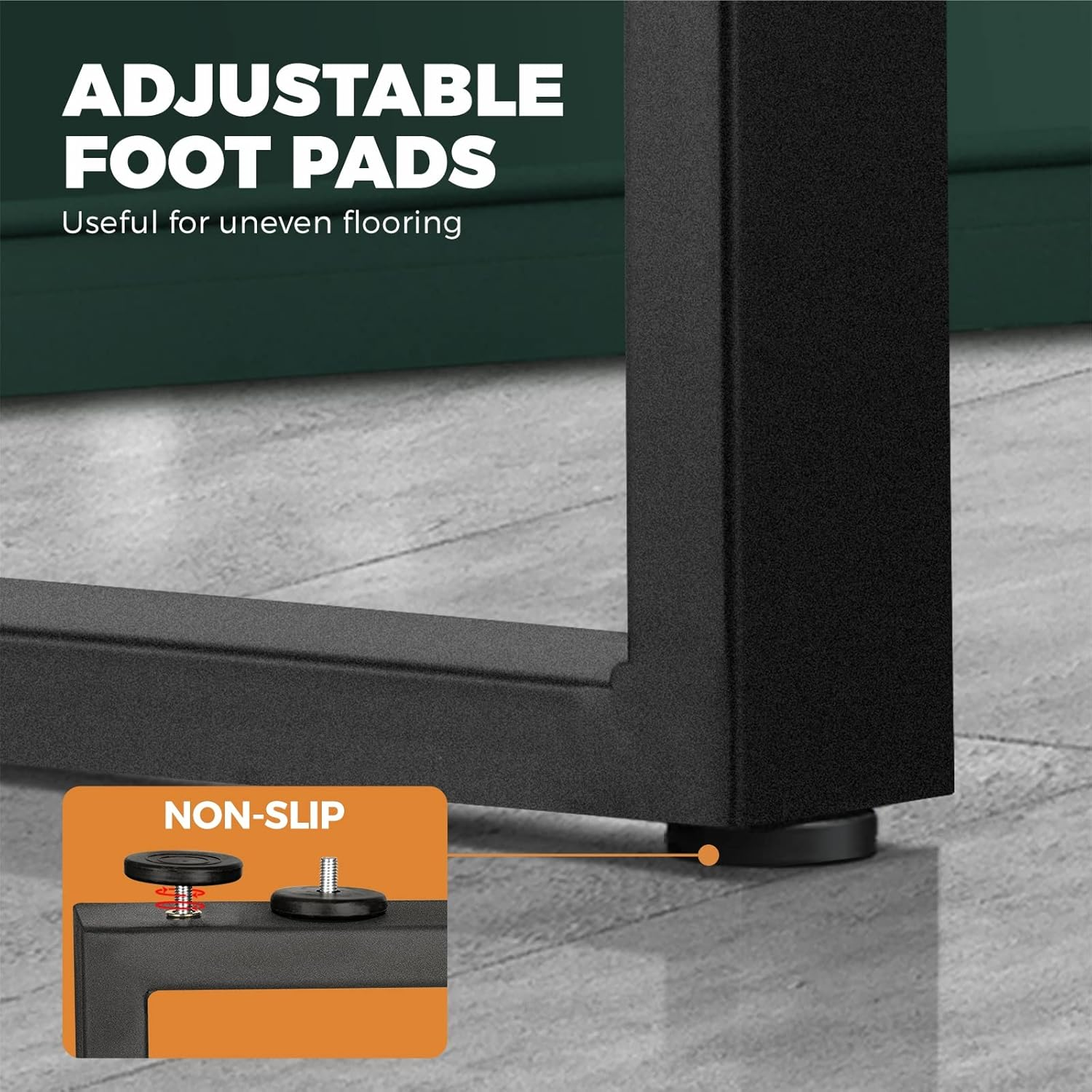 Oikiture Table Leg Desk Coffee Dining Furniture Hardware Metal Legs X2 Home Improvement Bench Box Steel DIY Furniture Industrial 71 X 50CM image number 2