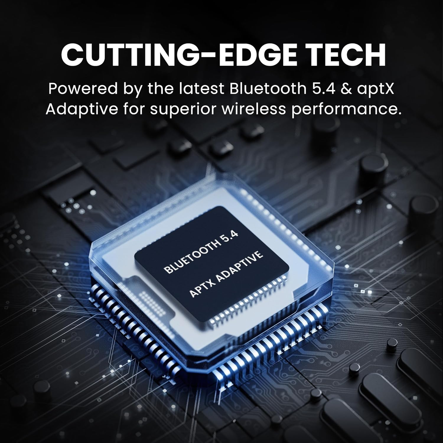 Avantree Voyager - Bluetooth 5.4 Airplane Adapter with OLED Screen for Headphones & Airpods, Qualcomm Chipset, Aptx Adaptive, Auracast Support, 3.5Mm AUX Wireless Audio Transmitter for Travel & Flight