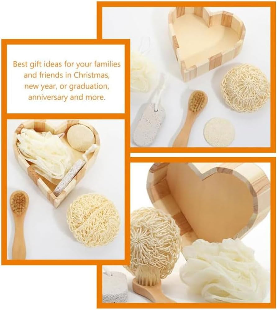 RUTREZOGO Dry Brushing Body Brush, Exfoliating Body Scrubber with Massage Nodes for Shower or Bath, Dead Skin Remover for Lymphatic Drainage, Circulation & Smooth Skin image number 2