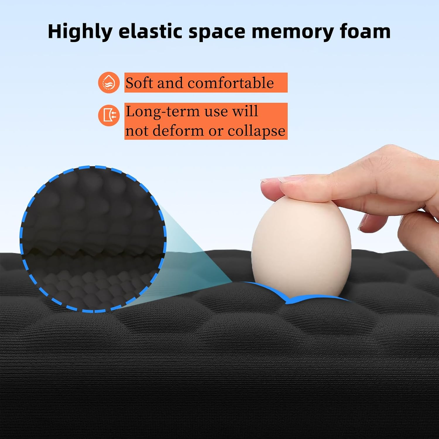 TEKXDD Mouse Pad with Wrist Suport &ndash; Ergonomic Mouse Pad Wrist Rest, Pain Relief Gaming Mousepad with Memory Foam, Mouse Mat for Wireless Mouse and Desk image number 4