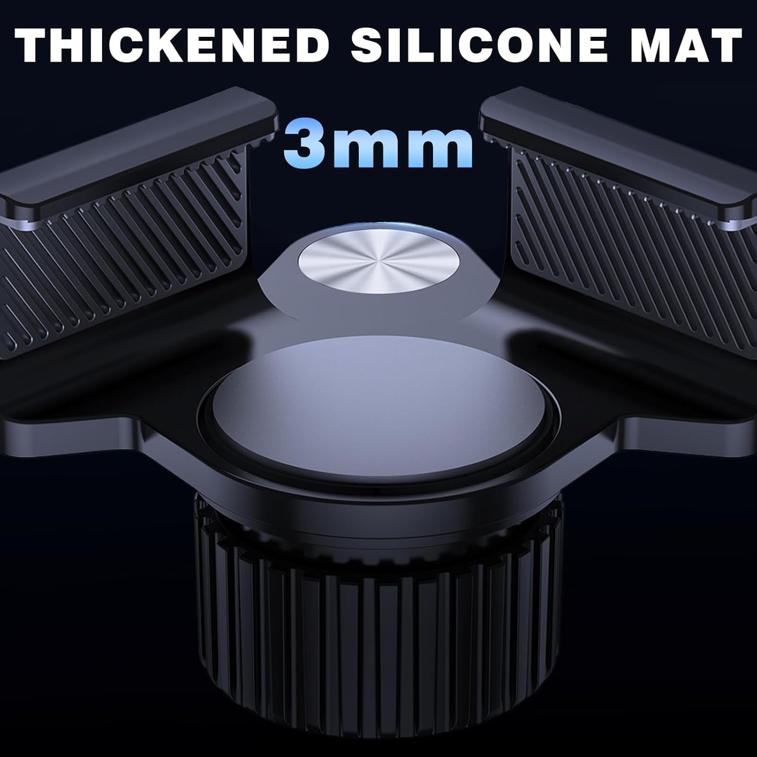 BSADIY Phone Mount for Tesla - Universal Adjustable Mount for Model 3/Y/Cybertruck Screen, Non-Adhesive, Fits All Phones image number 2