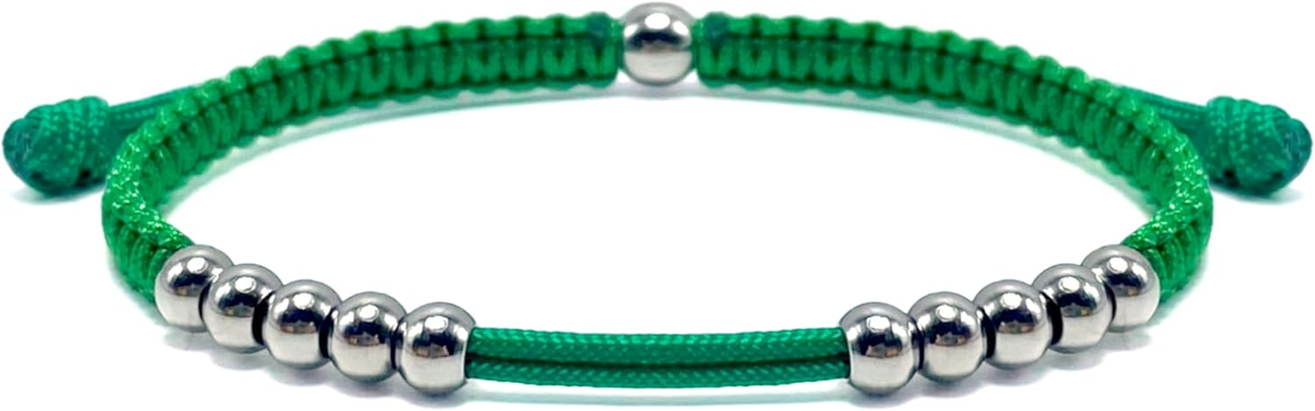 LAMIBEE Golf Stainless Steel 10 Beads Score Counter Bracelet, Golf Stroke Count Bracelet, Resizable and Easy to Adjust Golf round Scoring Tracker, Durable and Stylish Golf Accessory