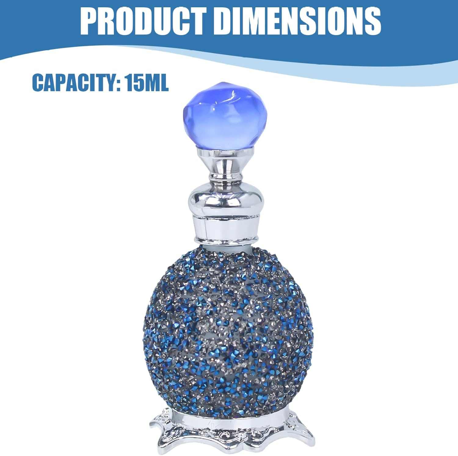 Arabic Perfume Oil 15Ml Long Lasting Fragrance Dubai Perfume with Luxurious Bottle for Women & Girls, with 2Pcs 6Ml Random Roll Ball, Arabian Oil, Dubai for Women image number 1