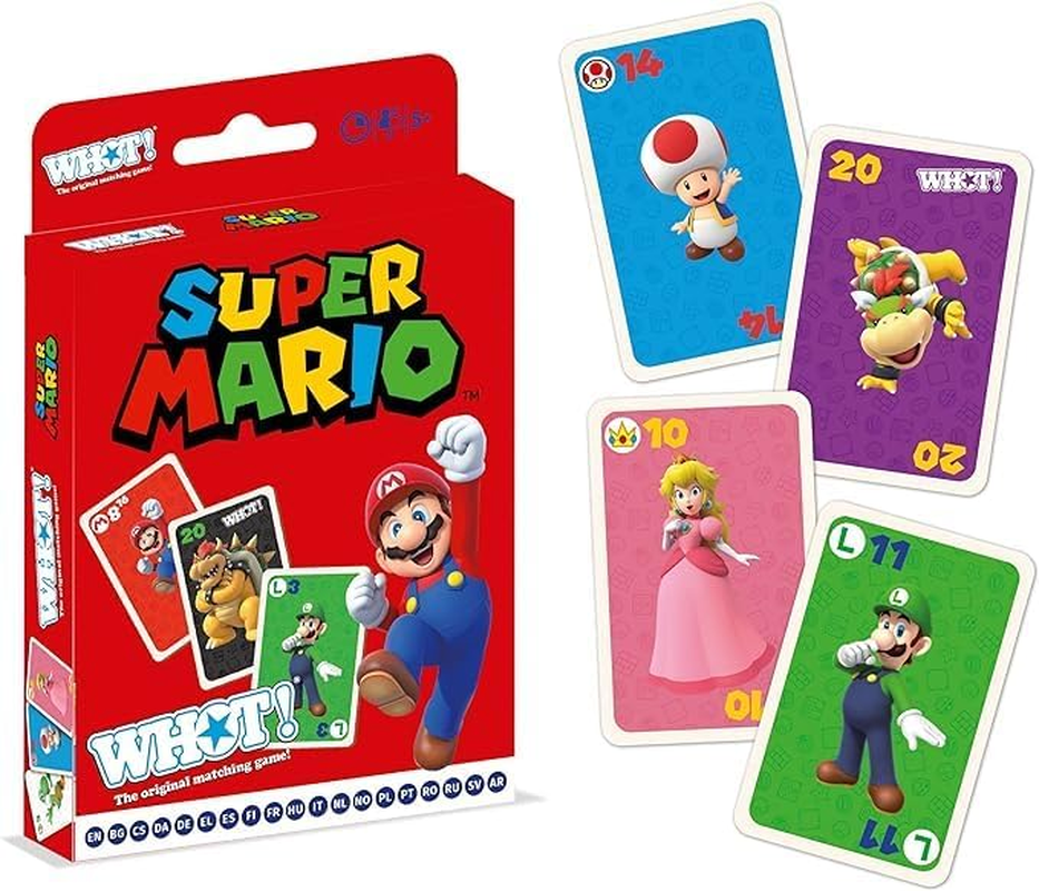 Top Trumps Winning Moves Super Mario - WHOT! Card Game - Family Game (WM02857-ML1-12) image number 1