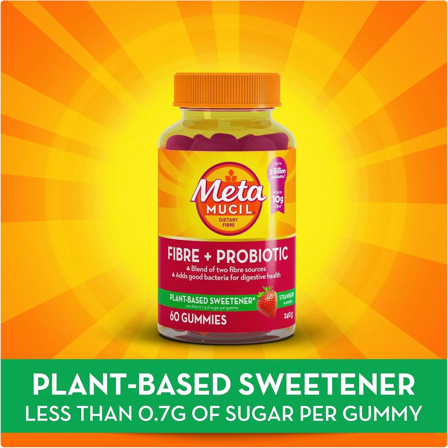 Meta Fibre + Probiotic Gummies 60Ct image number 1