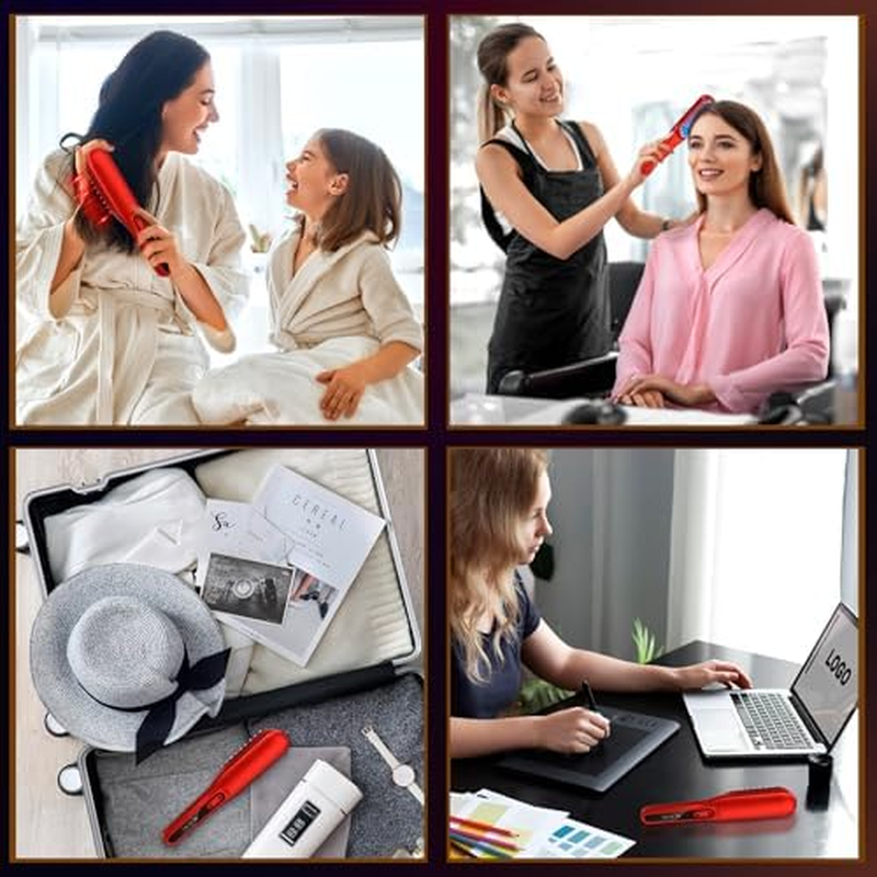 Laser Hair Growth Comb，Red Light Hair Growth Treatment for Men & Women（Red 1Pcs ） image number 3