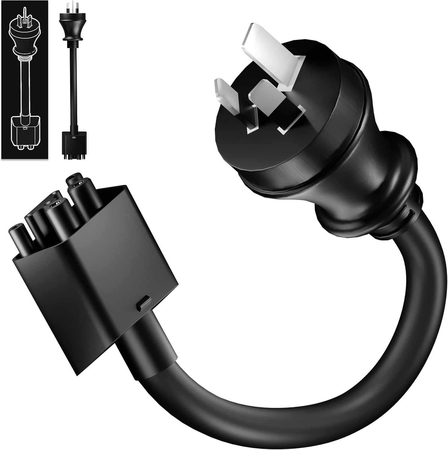 3 Pin to Tesla Adapter 240V 15A Tesla Mobile Connector Plug Gen 2 Mobile Charger Portable EV Charger Accessory Portable Charging image number 6