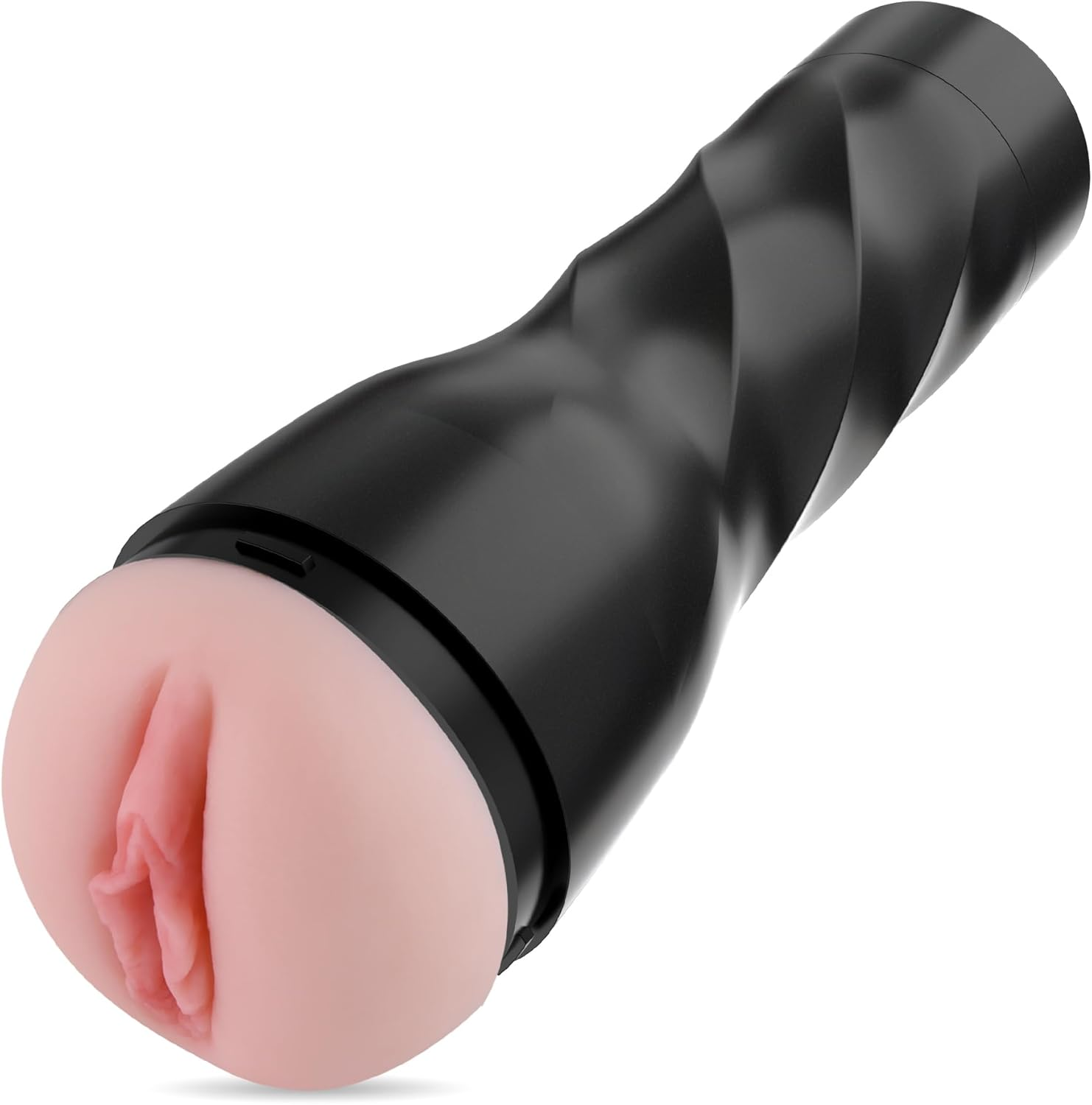 Hismith Male Masturbator with Kliclok System, 3 Speed+2 Modes Vibrating Male Stroker with Remote Controller, Black Berry