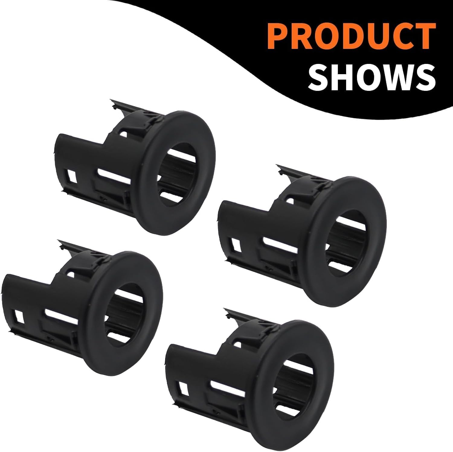 Aspaton 4X Parking Assist Sensor Mount Bracket Bezels Compatible with Ram 1500 2500 3500 5LS52TZZAA 2014-2019 image number 4