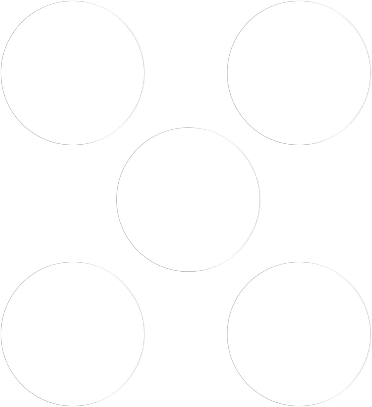 Uxcell 5Pcs Watch Glass Screen Protectors 20Mm Soft TPU Anti-Scratch HD Clear High Definition round Smartwatch Screen Protection Film (For Flat Screen) image number 6