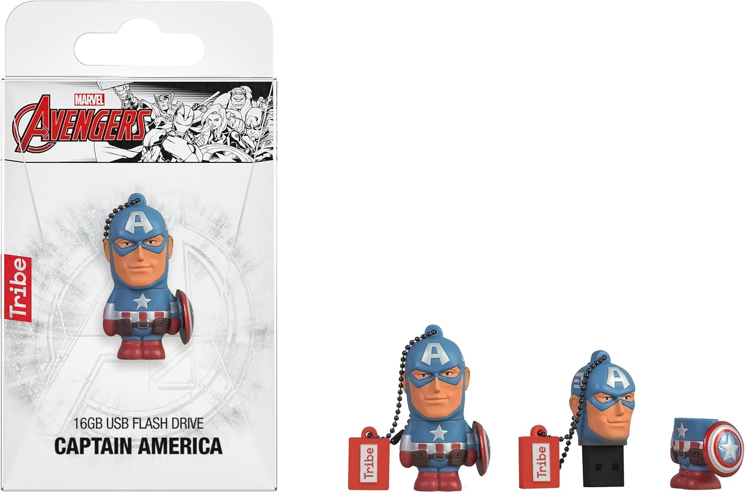 Tribe FD016501 Marvel - Captain America 16 GB USB Flash Drive image number 5