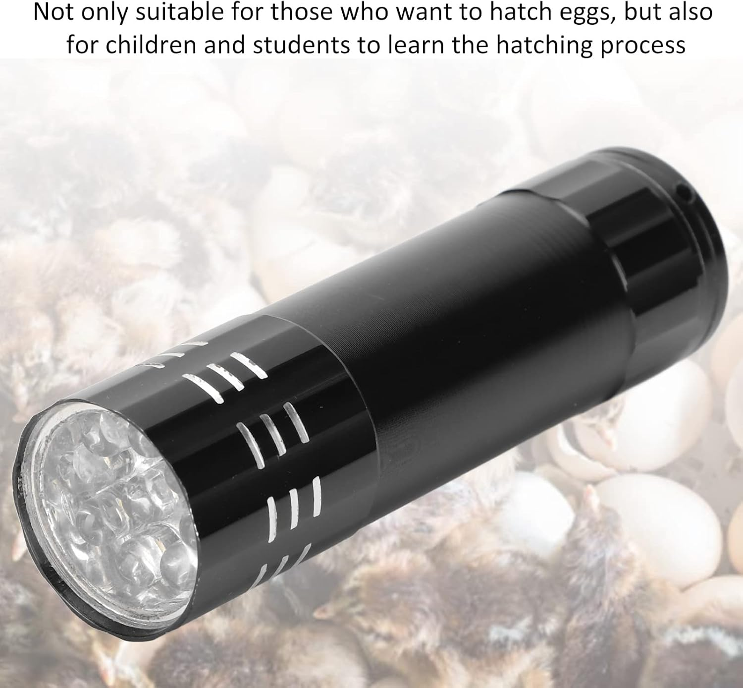 Egg Candler, LED Egg Candler Tester, Bright Cool Light Candling Lamp with Lanyard for Chicken Ducks Birds Goose Incubating, Observing Eggs Development