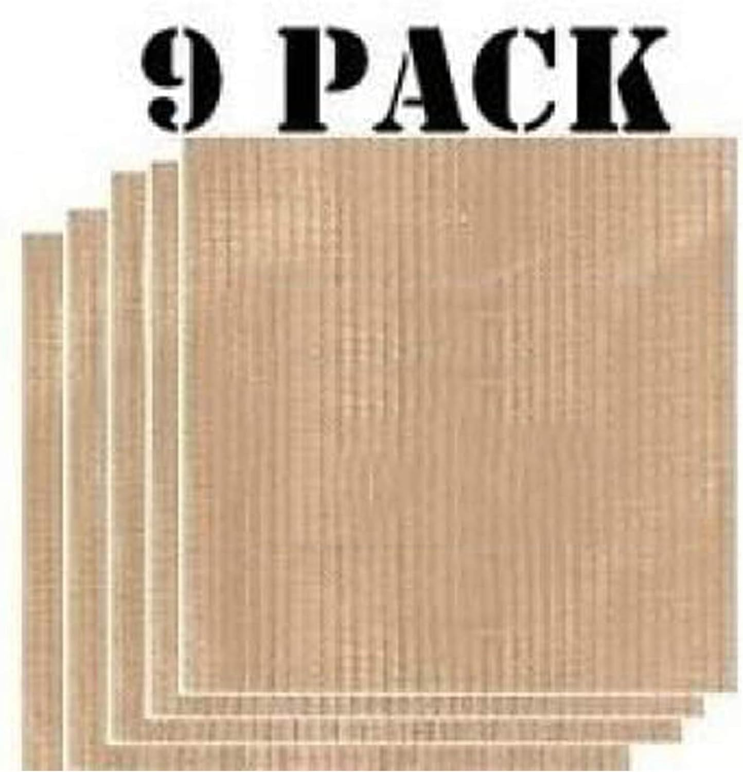 Globalis- Superior 9 Pack Super Non-Stick Dupont Teflon Re-Usable Food Dehydrator Sheets for Excalibur 2500 2900 3500 3900 or 3926T. Sheet Measures 14&rdquo; X 14&rdquo; Fits Excalibur 5 and 9 Trays. image number 5