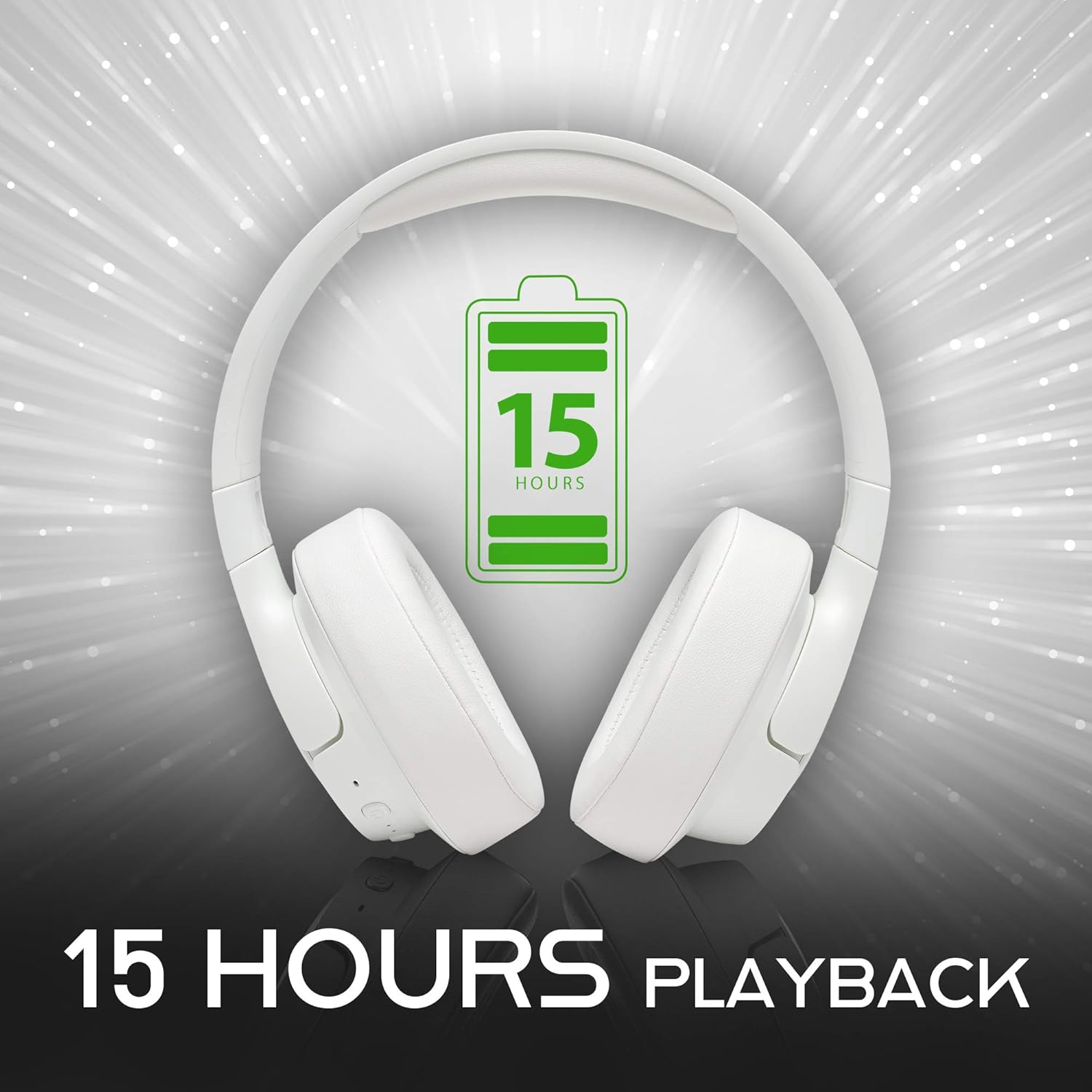 JBL Tune 750BTNC Wireless Over-Ear Noise Cancelling Headphones White image number 2