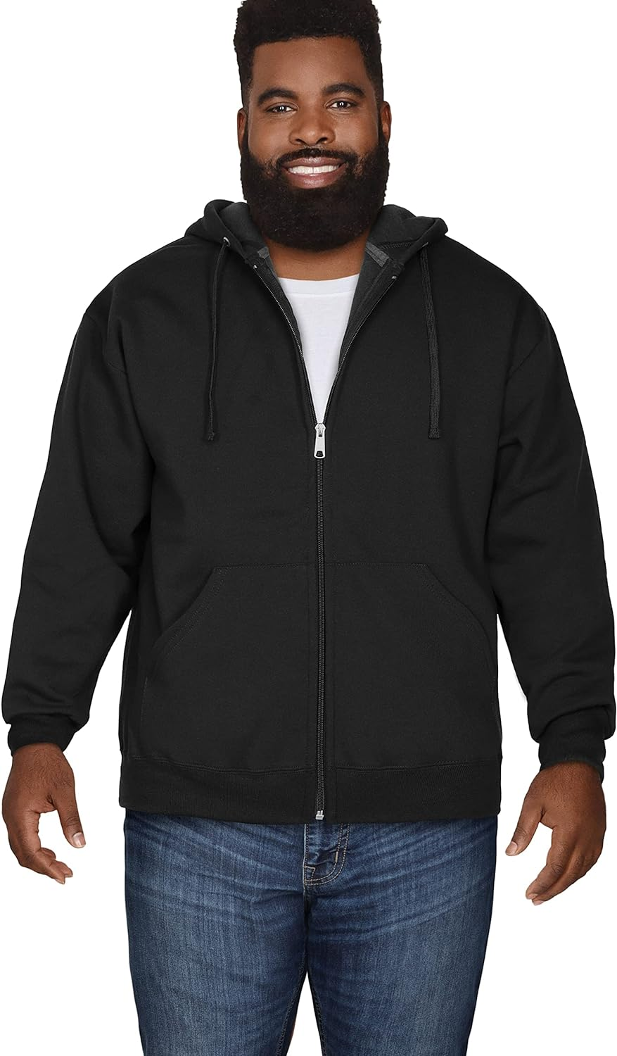 Fruit of the Loom Eversoft Fleece Hoodies, Pullover & Full Zip, Moisture Wicking & Breathable, Sizes S-4X