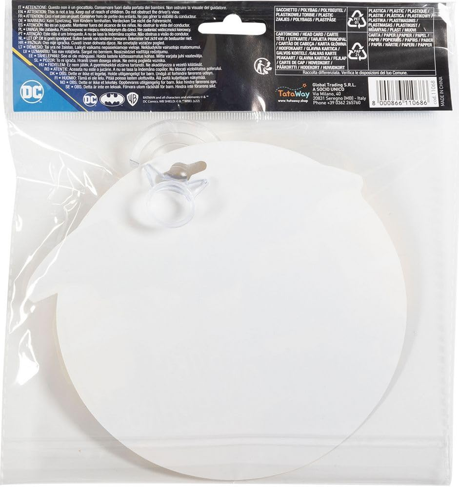 DC Comics Baby on Board Graphic Batman Suction Cup Car Sign image number 1