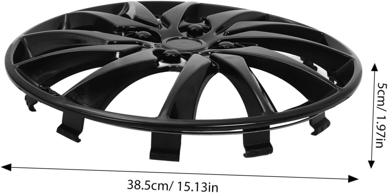 HONMEET Car Wheel Hubcaps 14 Inch Automotive Hubcap Wheel Covers with Practical Fit and Dust Resistance image number 6