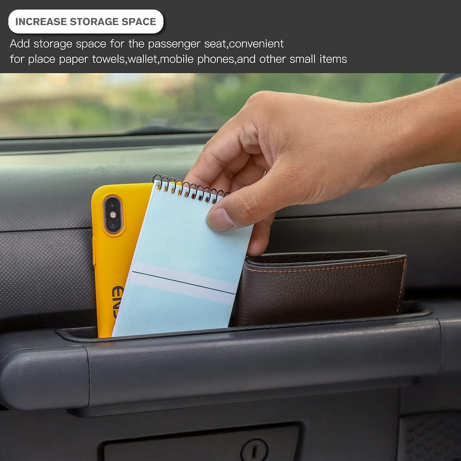 Cherocar Grab Tray Passenger Storage Box Handle Storage Box Tray Organizer Grab Accessory (For Jeep Wrangler Jk 2007-2010) image number 5